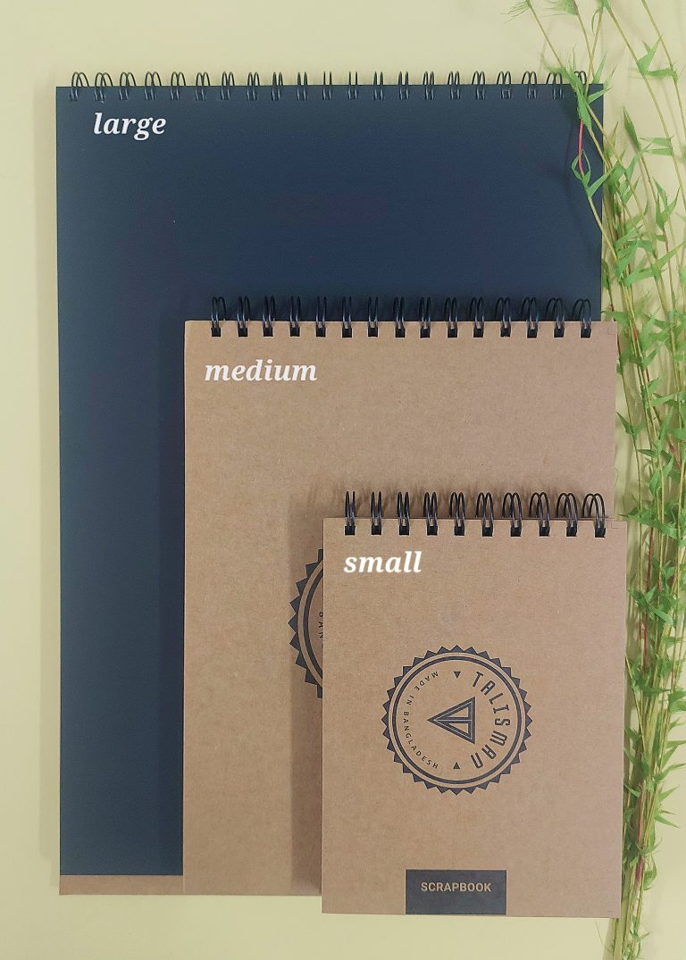 Talisman Scrapbook Black 300gsm