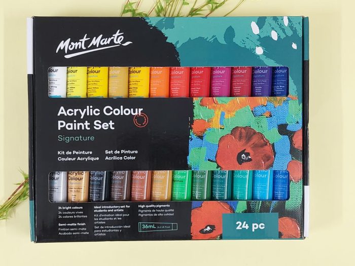 Mont Marte Acrylic Paint Set 36ml x 24pc