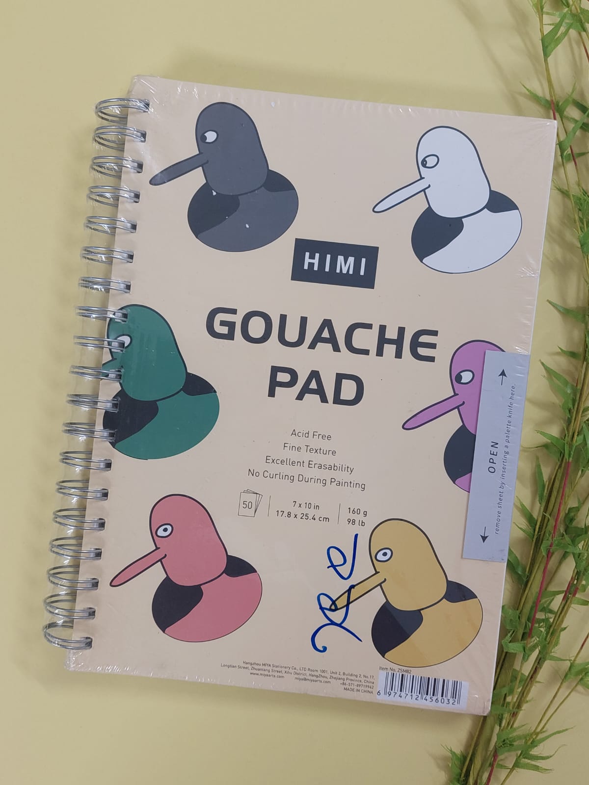 Himi Gouach Pad 7x10 inch Himi Miya 160gsm Gouache Pad