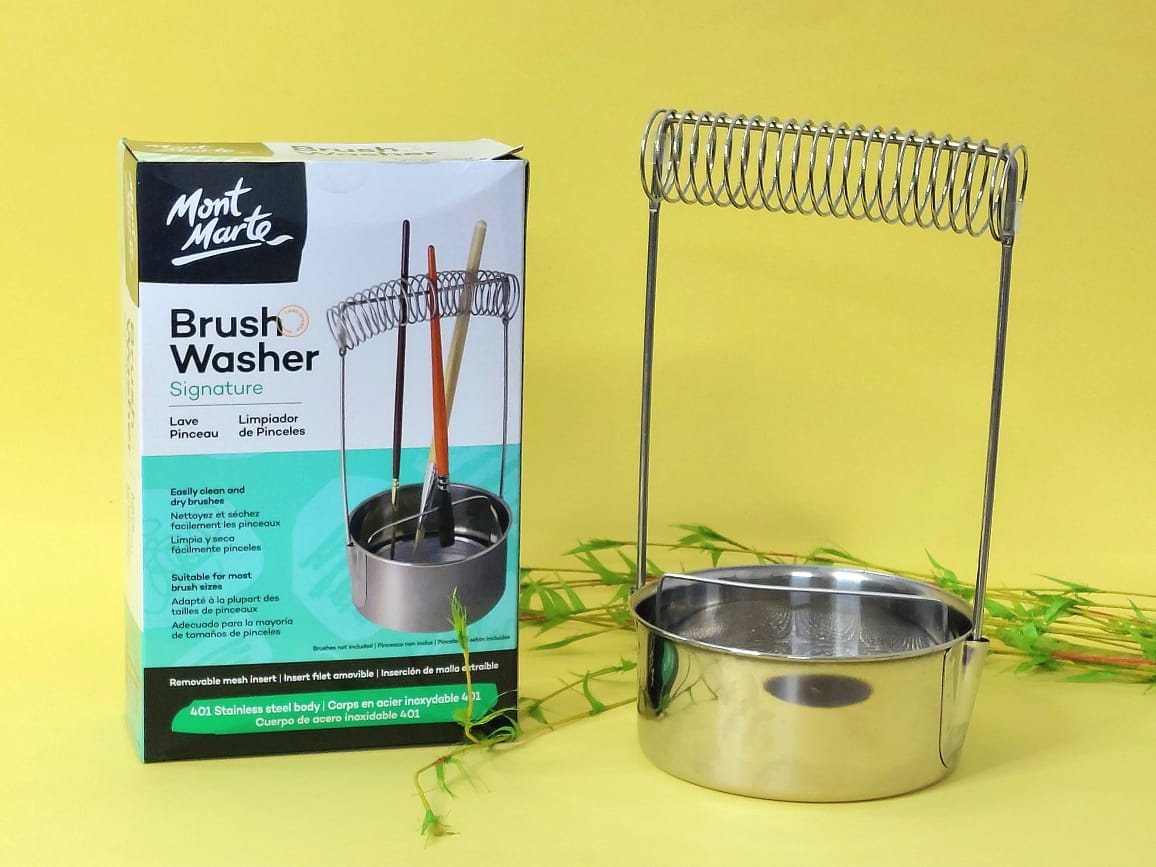 Mont Marte Brush Washer Stainless Steel Mont Marte Brush Washer Stainless Steel