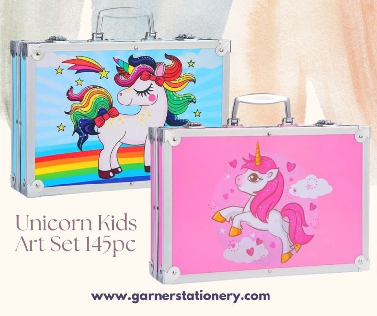 Unicorn kids art set 145pc