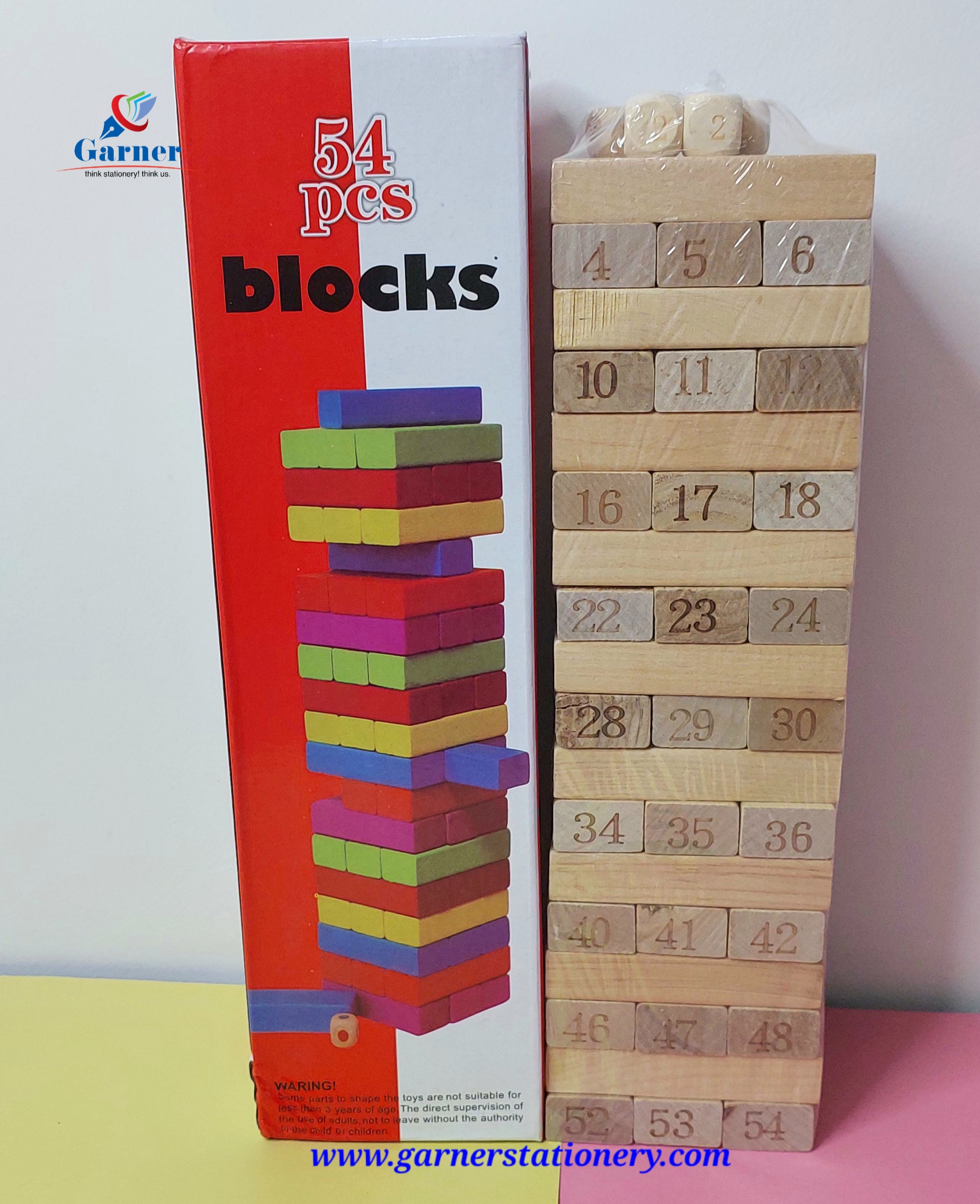 Jenga Tower Block 54pc Jenga Tower Block 54pc
