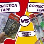 Correction tape vs correction pen