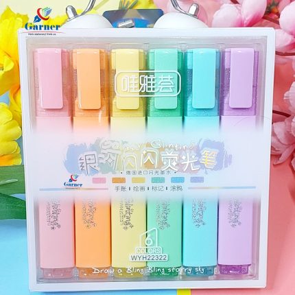 Glitter Highlighter 6pc set WYH22112