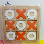 Large Wooden tic tac toe (30cm x 30cm)