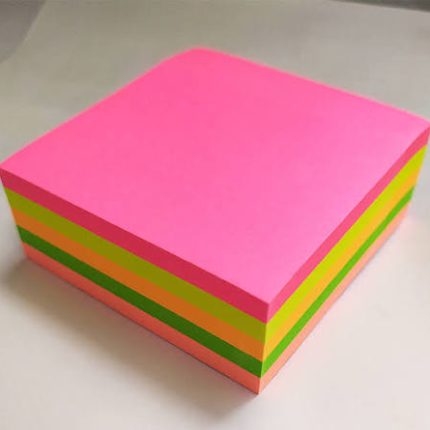 Multicolor sticky note 3x3