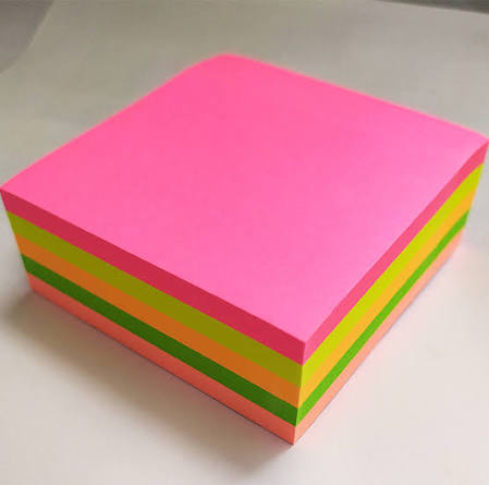 Multicolor sticky note 3×3 inch