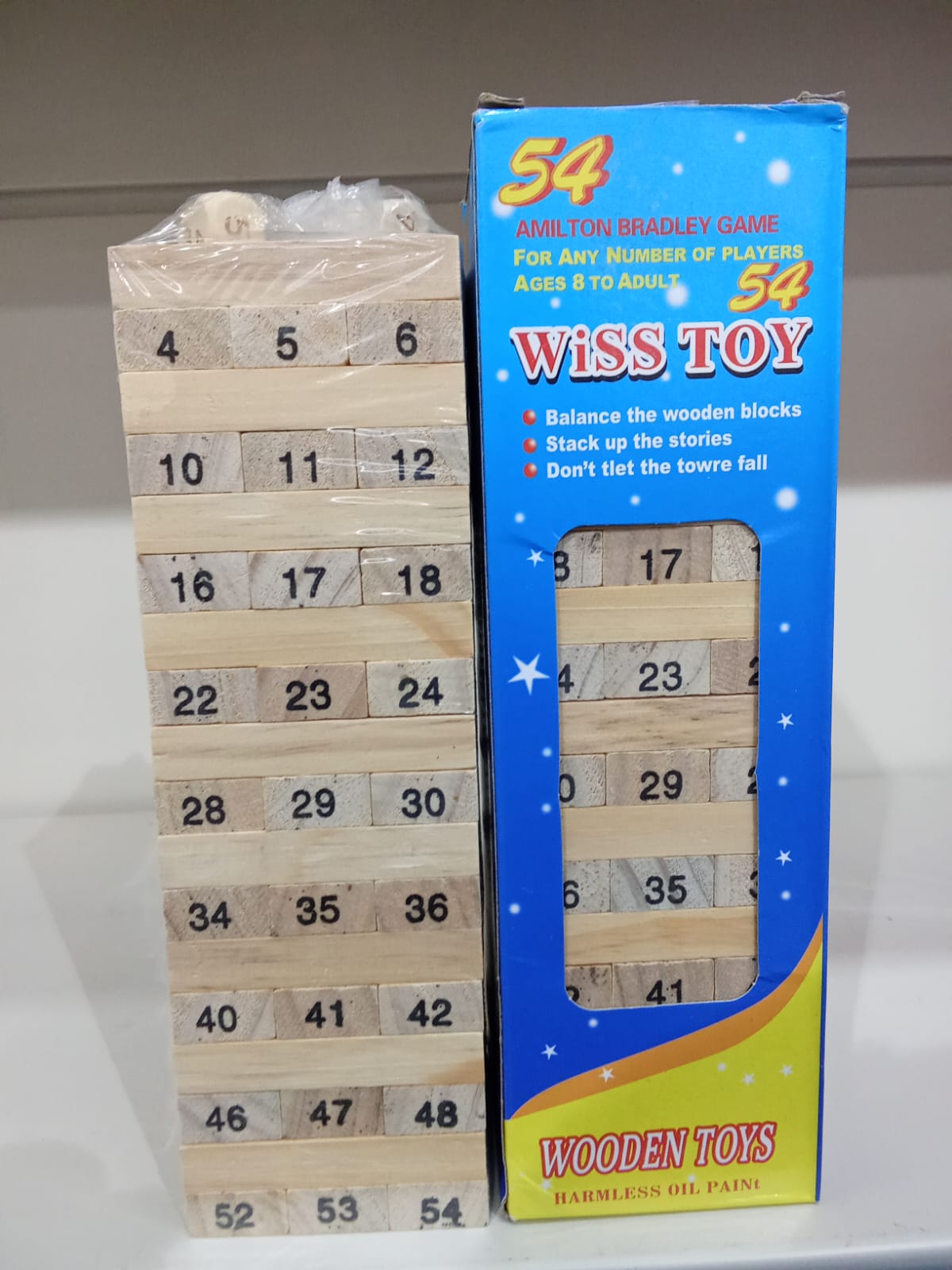 Jenga Tower Block 54pc small | Jenga Block games